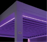 Purple LED strips for Sunair Pergola structure.jpg